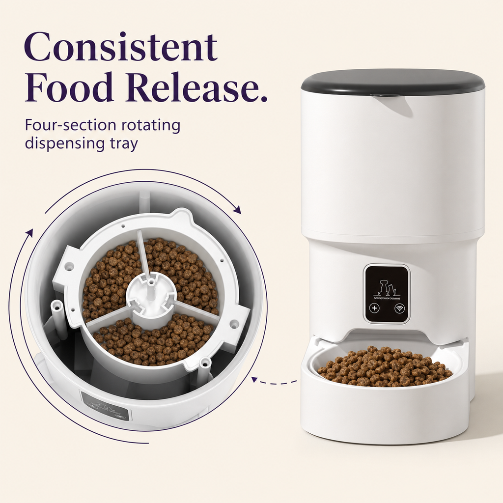 Tail & Co. Wi-Fi Automatic Pet Feeder - Portions You Control